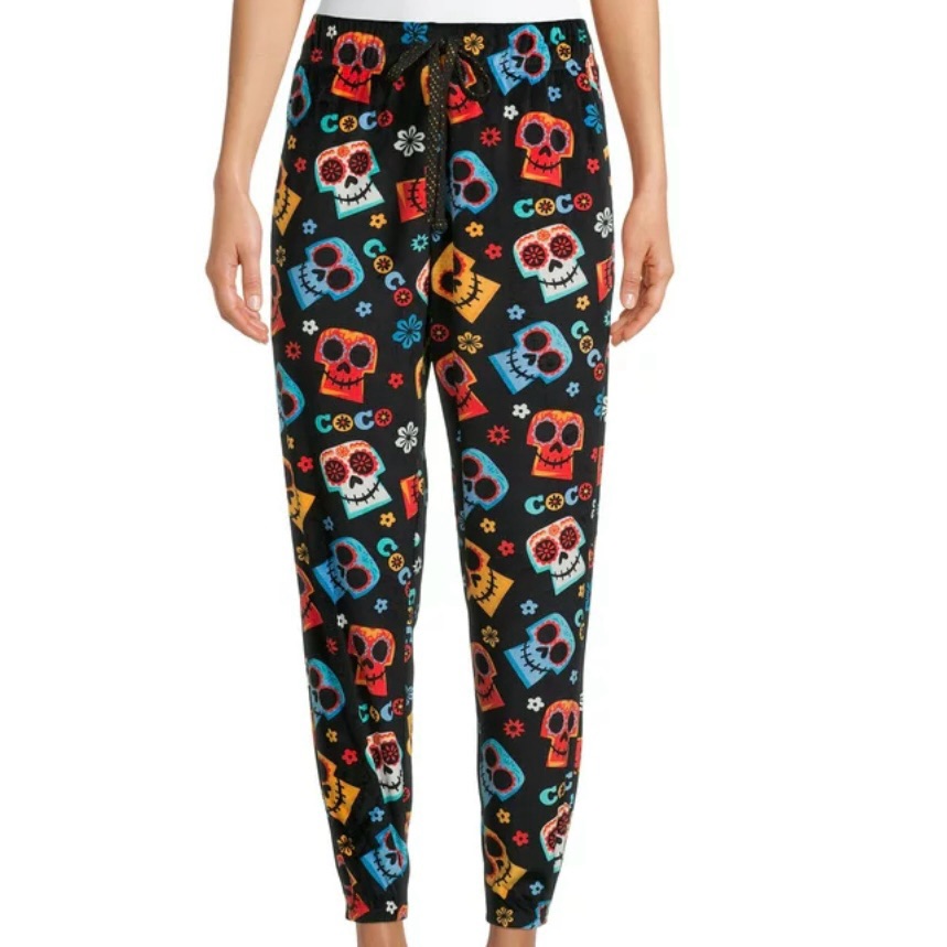 Disney Pixar Coco Velour Joggers Lounge Pants